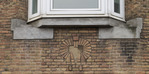 Bakstenen gevelornament.
<br/>
Marcel Westhoff, 2015-12-01